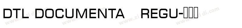 dtl documenta   regu字体转换